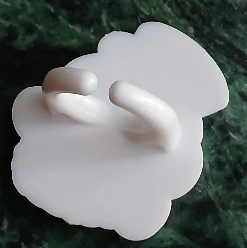 Child's Plaatic Snowman Ring with Orange Nose Adjustable